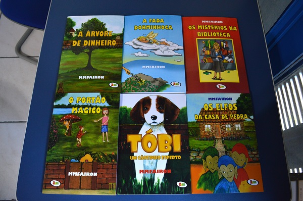 A cole‹o MM Fairon conta com v‡rios livros infantis, entre eles 