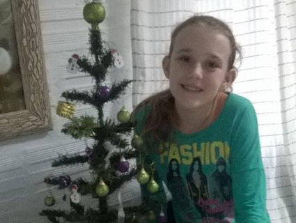 Maria Luiza Streck Baisch, 10 anos