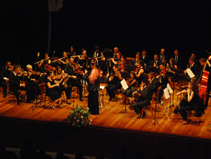 Músicos amadores e profissionais que compõem a Santa Cruz Filarmonia encantaram o público