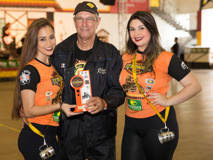 JosÃ© Vilson de Oliveira, vencedor do prÃªmio Motociclista mais experiente