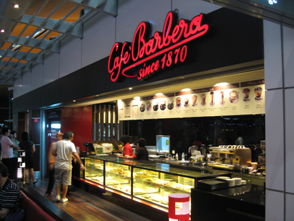 ReproduÃ§Ã£o de um estabelecimento da franquia CafÃ© Barbera