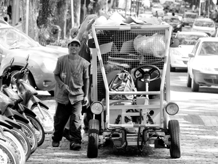 Cavalo de Lata ajuda a gerar renda para as famÃ­lias de catadores