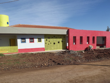 Creche estÃ¡ com 90% de sua estrutura pronta