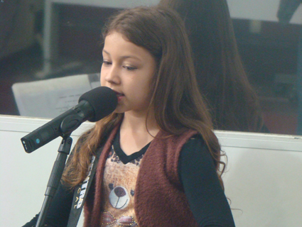 HeloÃ­sa Pereira Fortes foi convidada para interpretar duas canÃ§Ãµes na ocasiÃ£o