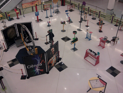 Dentro do PavilhÃ£o 2, o espaÃ§o montado serÃ¡ parecido com o da foto