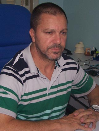 Gilberto Saraiva, presidente do Sindicato