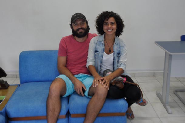 Gustavo e Rita, casal Ih!Mochilei