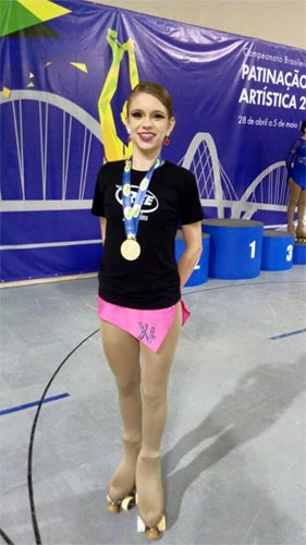 Roberta Etges conquistou três medalhas de ouro no Brasileiro