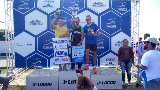 Juliano Kommer (à esquerda) saiu-se bem em Rio Grande