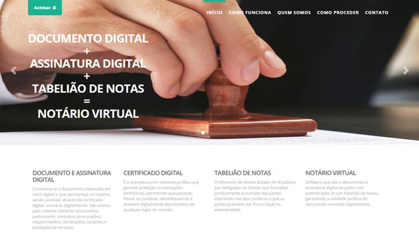 Sistema traz economia e agilidade para pessoas físicas e jurídicas