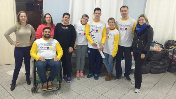 Cras recebeu diversas atividades do Dia do Desafio em Novo Cabrais