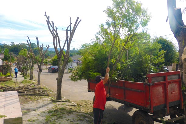 Ruas de Novo Cabrais receberam trabalho das secretarias de Meio Ambiente e Obras