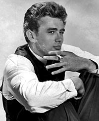 O ator James Dean