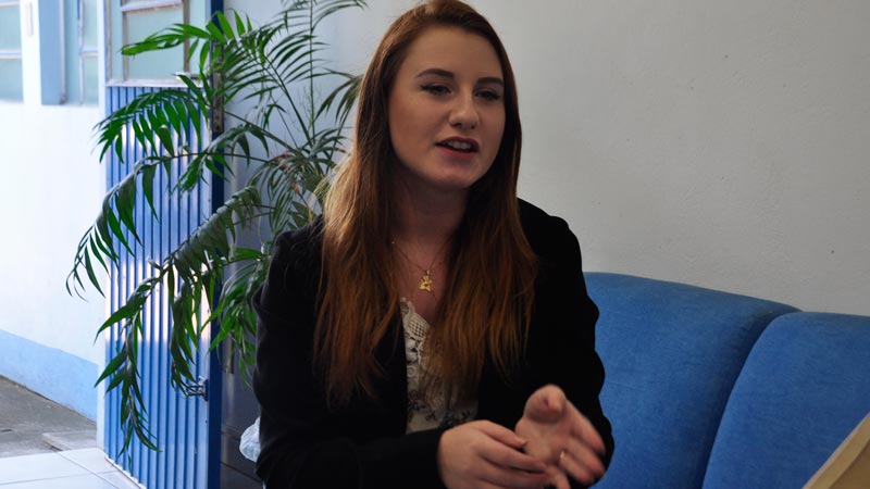 Eduarda Bringmann trabalhou cerca de oito meses na história que está sendo lançada