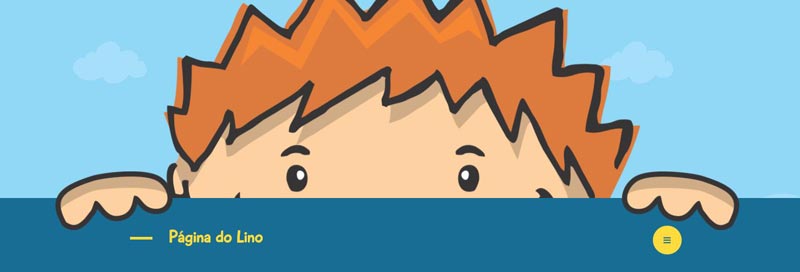 Além do livro, também está sendo lançada a Página do Lino na web