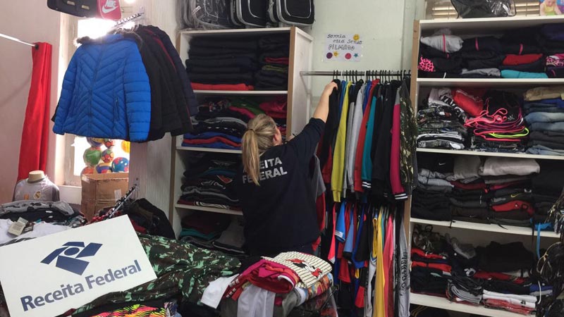 Produtos foram confiscados pela Receita