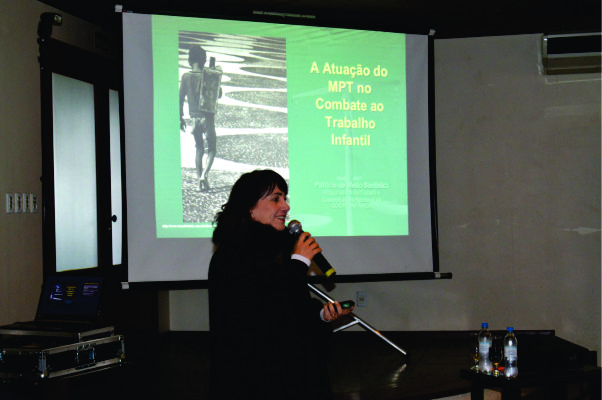 Entre as palestrantes esteve a Procuradora do Trabalho do Ministério Público do Trabalho no Rio Grande do Sul Patrícia Mello Sanfelice 