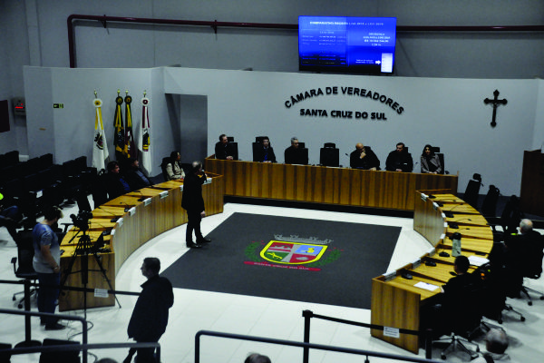 Apresentação foi feita pelo secretário Municipal de Planejamento, Orçamento e Gestão, Jeferson Gerhardt