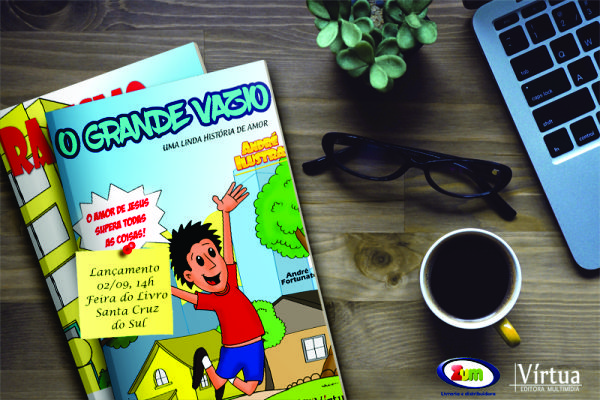 O livro que tem o formato de histórias em quadrinhos tem tudo a ver com a temática da 31ª Feira do Livro de Santa Cruz