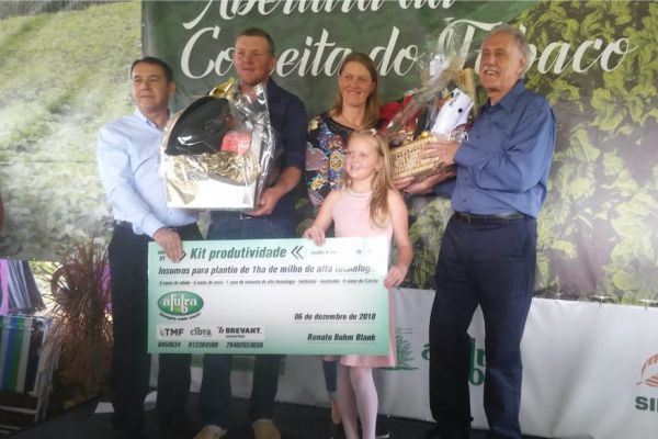 Família recebeu incentivo da Afubra