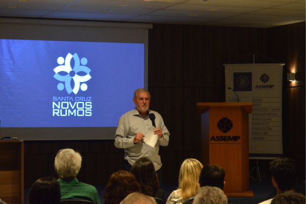 Para o presidente da Associação Santa Cruz Novos Rumos, Flávio Haas, a participação da comunidade é muito importante 