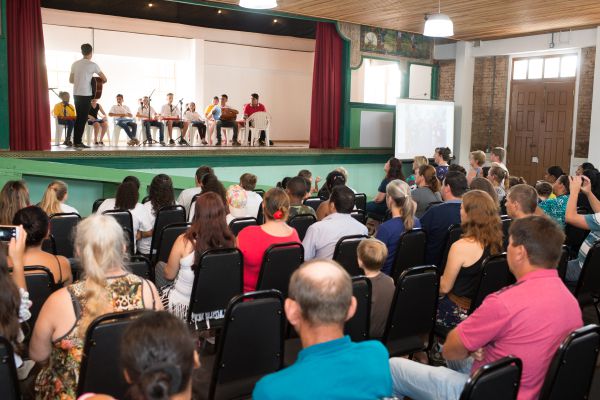 Público assistiu exibições no Espaço Cultural e de Cidadania Rio Pardinho