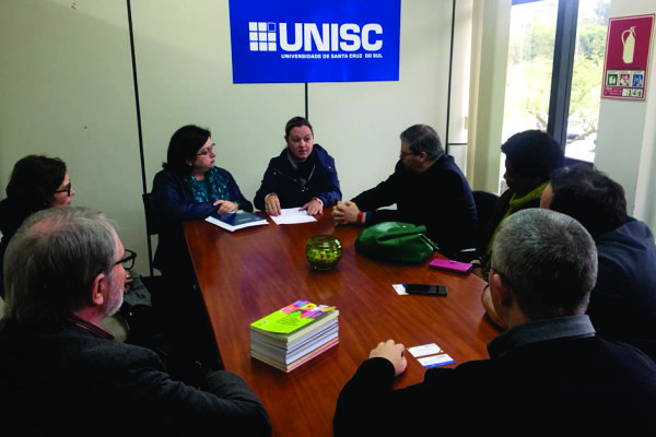 Reunião ocorreu no Gabinete da Reitoria