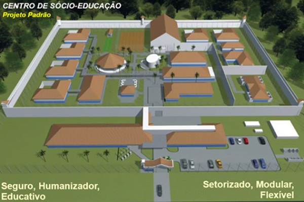 Estrutura da Case que deverá ser implantada em Santa Cruz