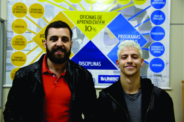 Guilherme Wink (E) e Nicolas Bueno