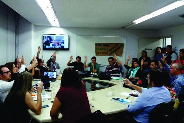 A votação que aprovou o Curso de Agroecologia da UERGS em Santa Cruz, na última terça-feira