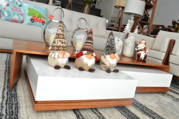 A decoração pode ser colocada sobre qualquer móvel que fica linda