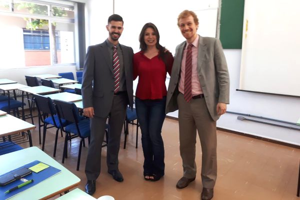 Bancas Santa Cruz do Sul (Esq. para a direita): Andrigo Goularte Luçardo, Ana Laura Paranhos Steffen e Maurício Antonacci Krieger