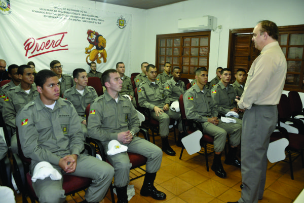 Policiais Militares Temporários foram incorporados e encaminhados para seus postos na tarde de ontem, dia 3 de setembro