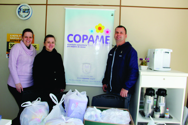 Esq. para dir.: Juliana Leal, Deise Lamb e Jéferson Lima