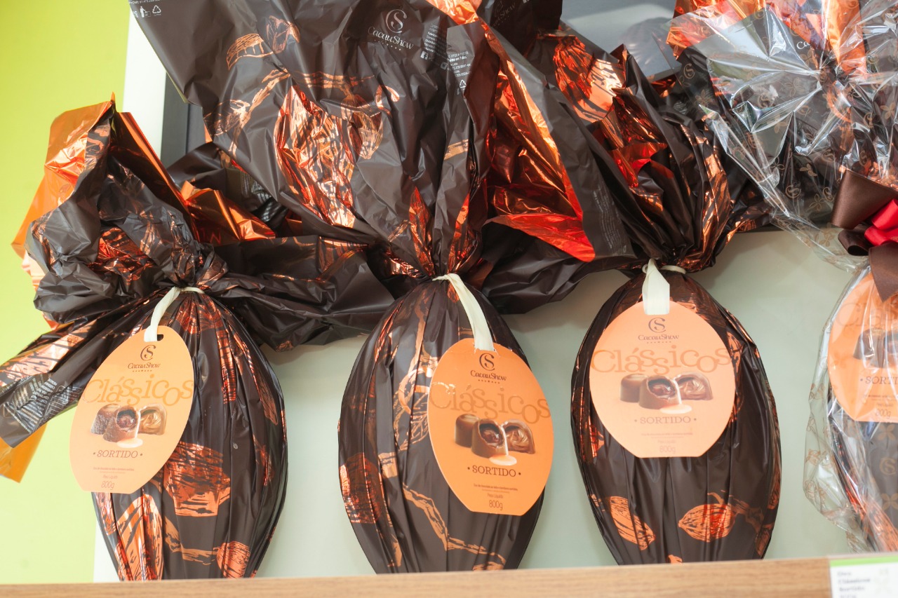 Tem ovos de 800g atŽ 2kg