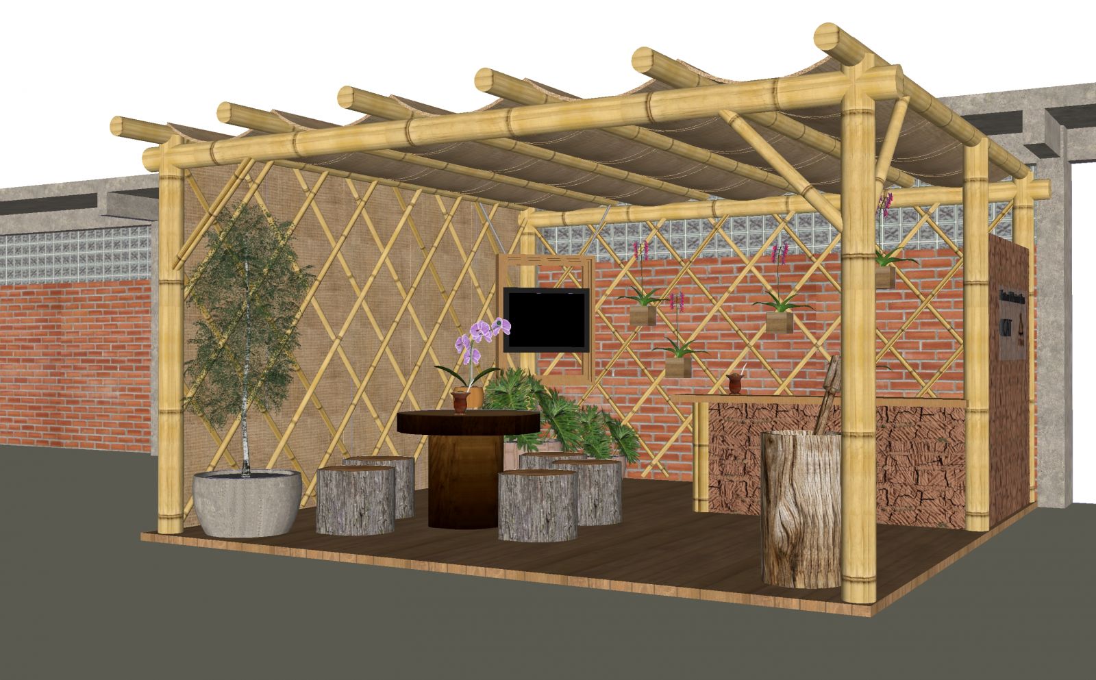 Projeto do Espaço do Turismo da Fenachim