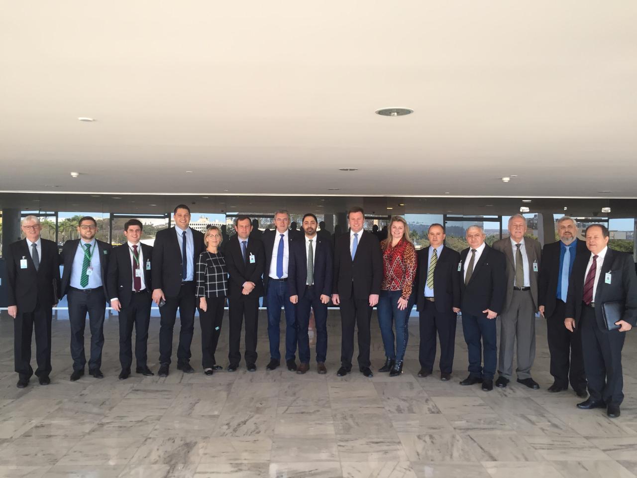 Comitiva da região que foi a Brasília