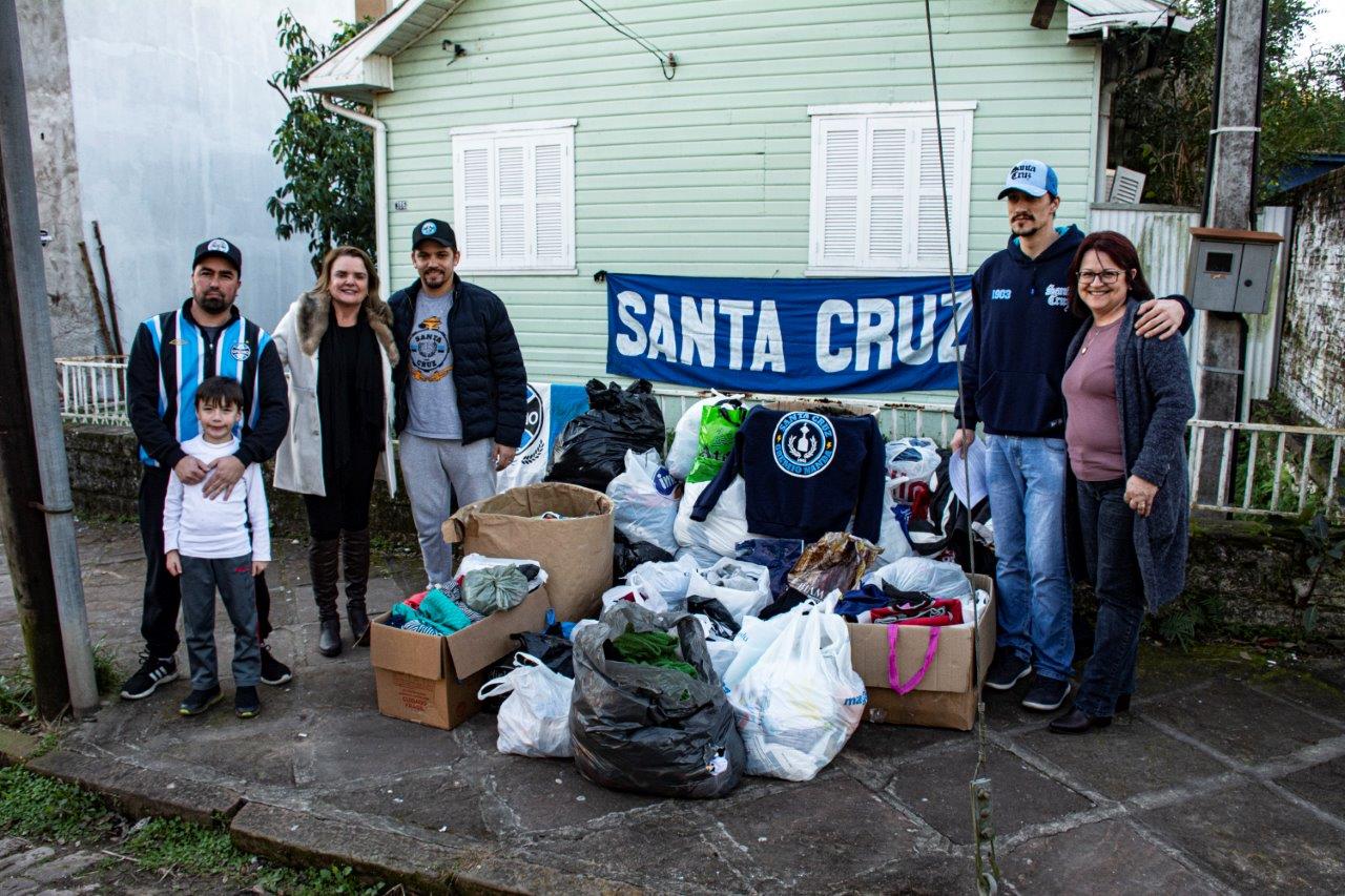 As doações foram entregues nessa segunda-feira 