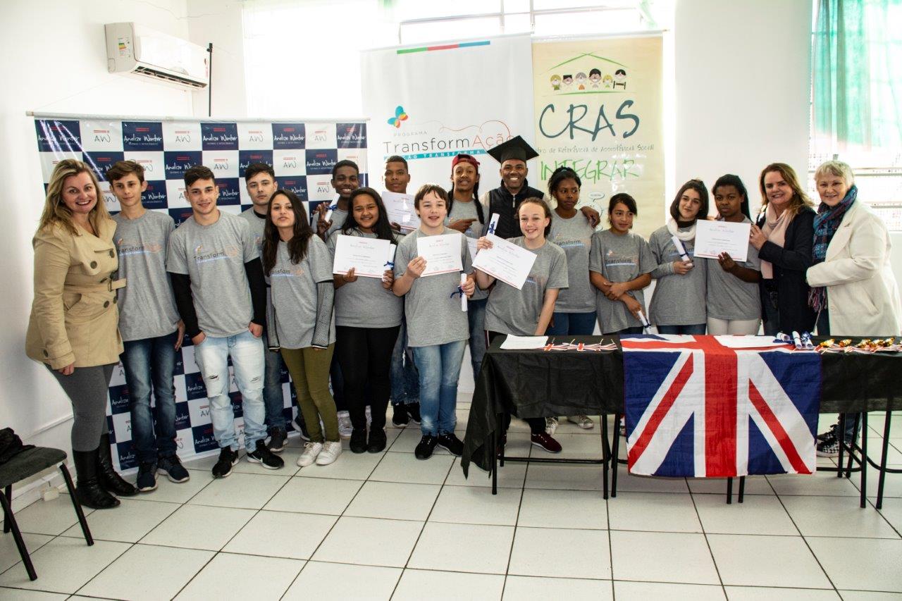 17 alunos receberam o certificado da oficina de língua inglesa