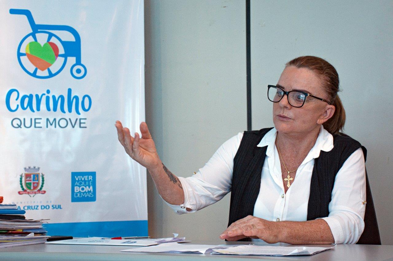 Secretária Guiomar anunciou o lançamento da campanha em seu gabinete