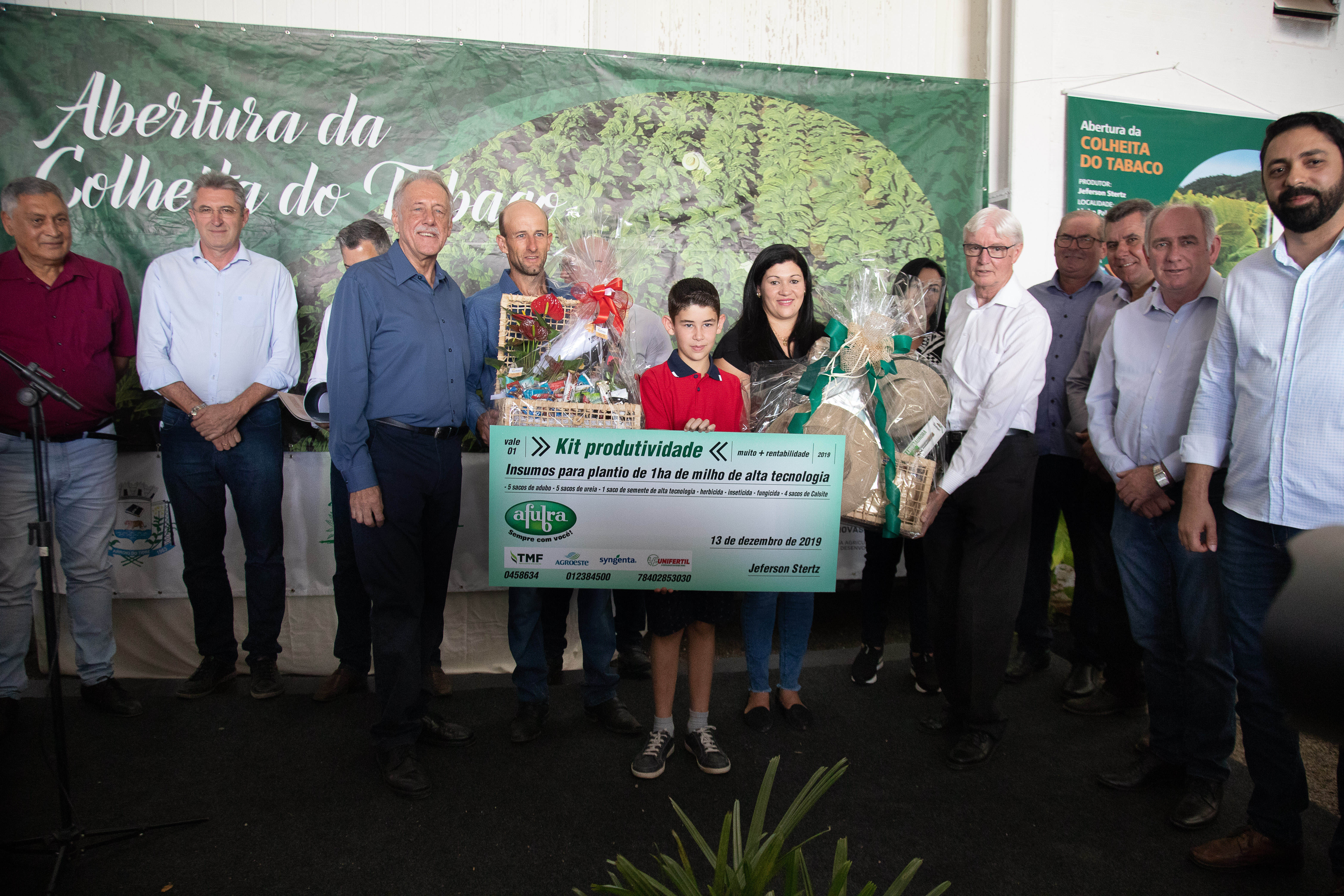 Família Stertz recebeu um 