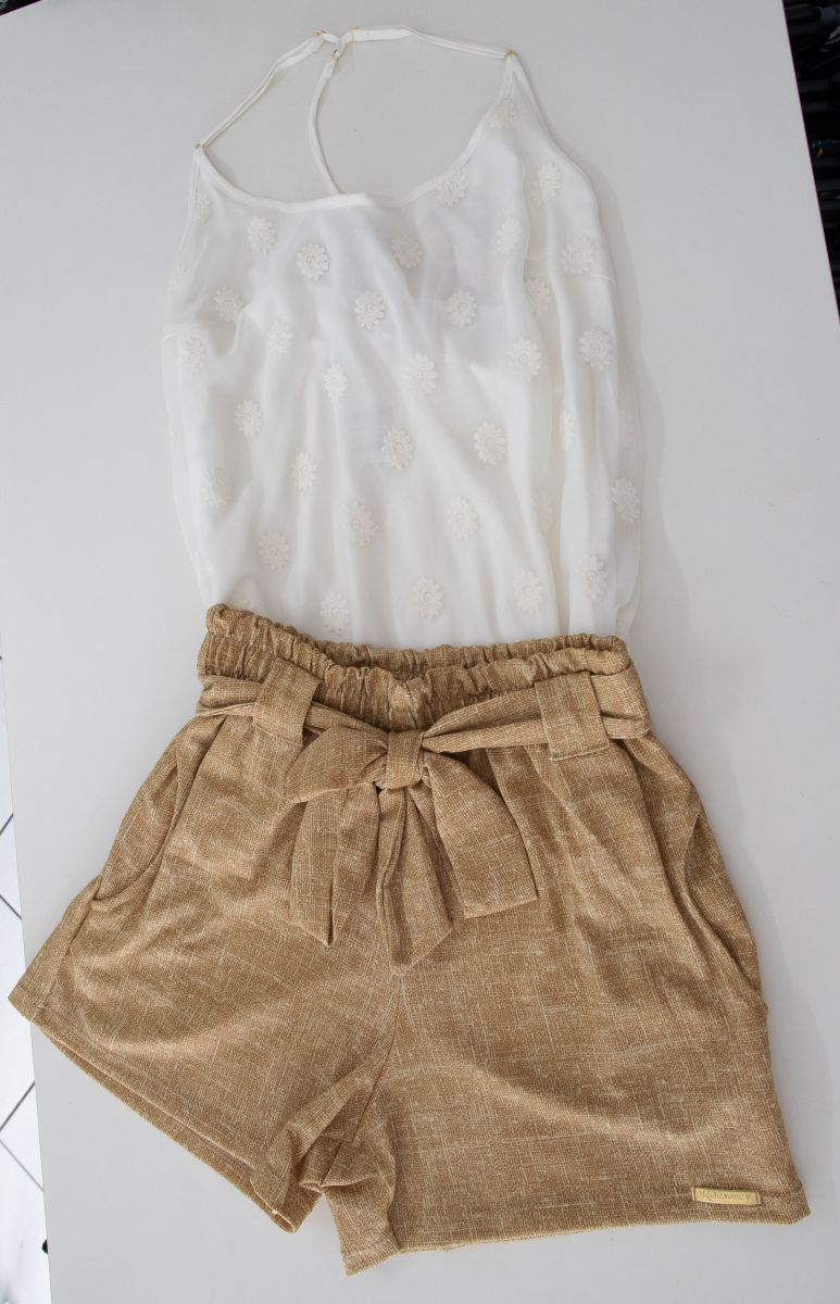 Blusa mais short Ano Novo 