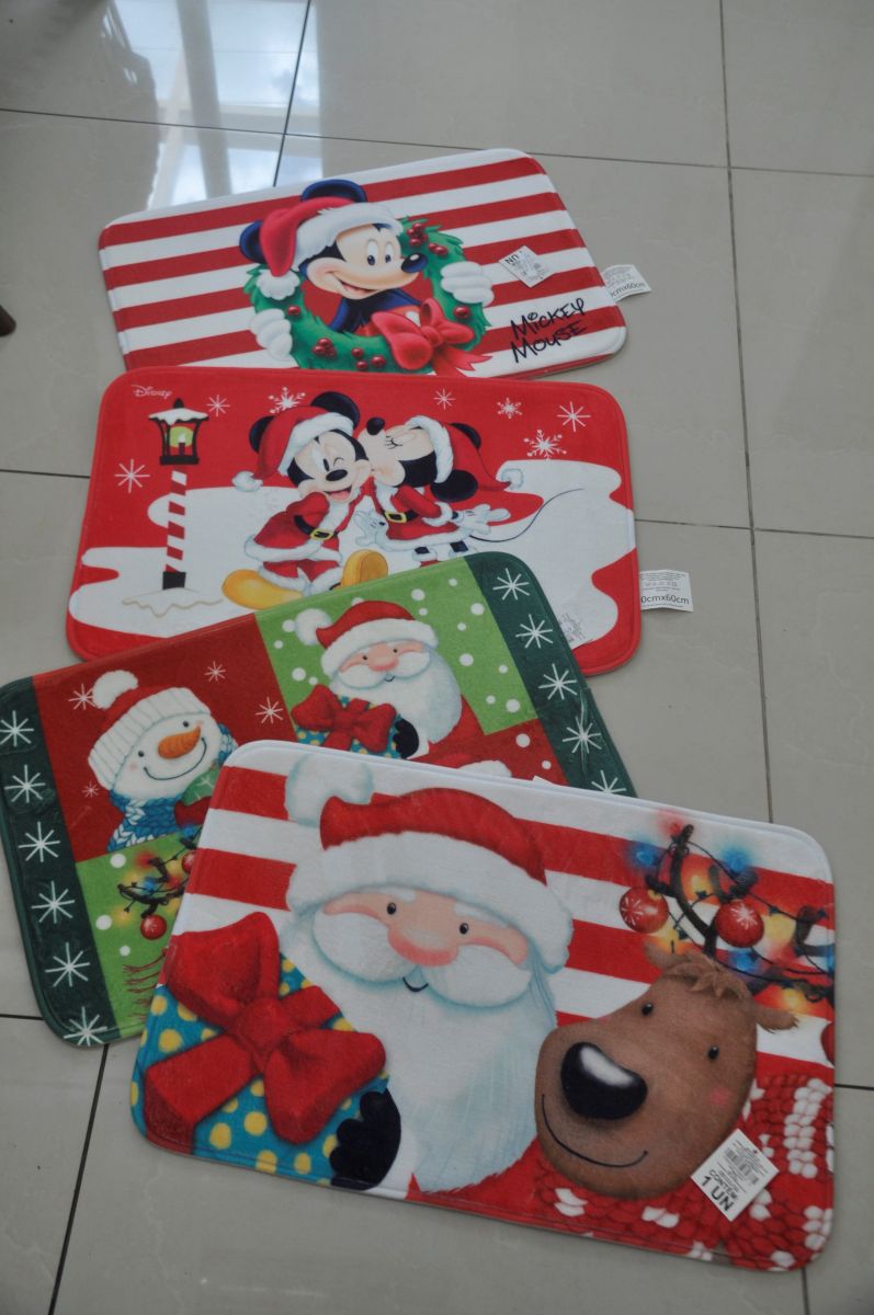 Tapetes personalizados para o Natal 