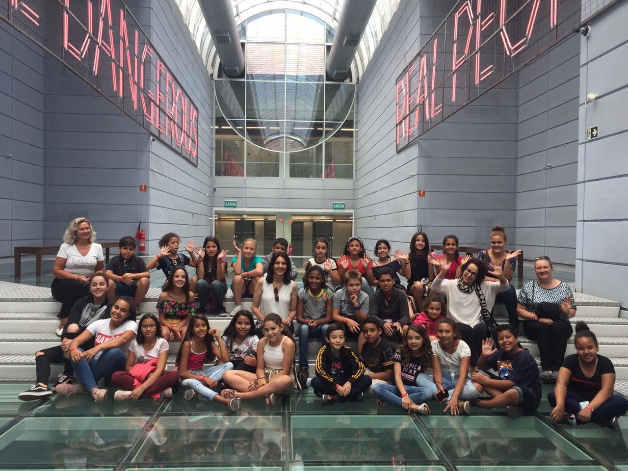 A visitação iniciou pelo Museu de Artes do Rio Grande (Margs), depois seguiu pelo Santander e encerrou na Fundação Iberê Camargo