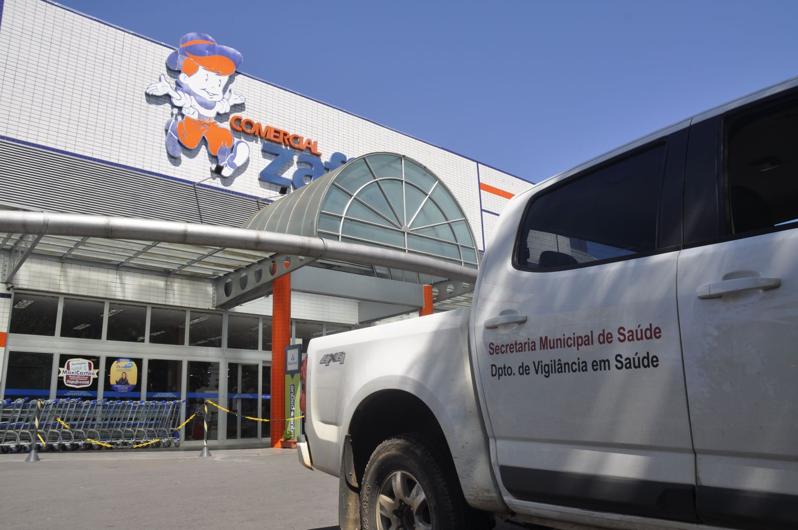 Mercado da Avenida do Imigrante foi alvo da força-tarefa