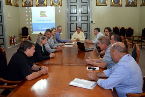 Apresentação do Projeto ao prefeito Telmo Kirst