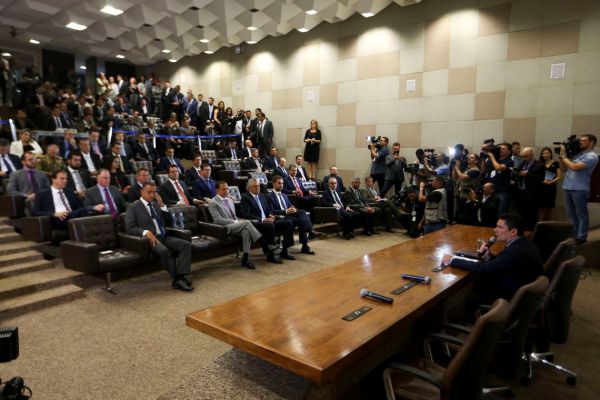 Evento reuniu governadores, vice-governadores e secretários estaduais de segurança pública com o ministro Sergio Moro