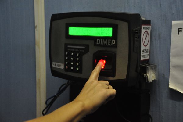 Ponto biométrico passou a ser utilizado a partir de sexta-feira, 1ºde fevereiro