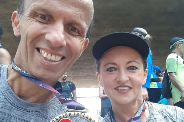 Clarice e Luciano se conheceram através do esporte 