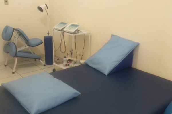 Sala de fisioterapia da Apopesc